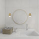 Dalton 1 Light 8 inch Brushed Gold Vanity Light Wall Light